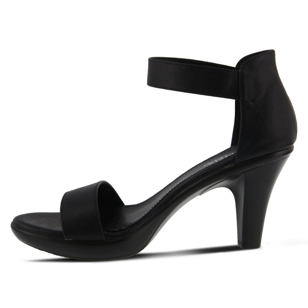 Patrizia Spring Step Idol Black Sexy Vamp Rocker Cage Platform Heels